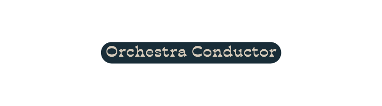 Orchestra Conductor